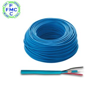 Cavo Micro Coassiale RG59+2x0,50 Blu *(Prezzo al mt)